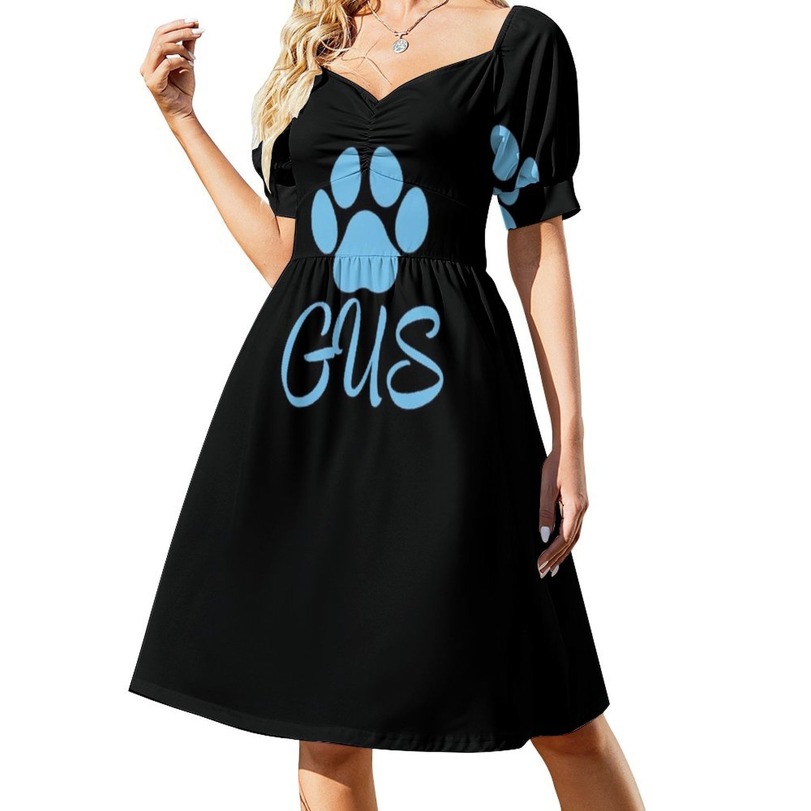 Niebieski pies o imieniu Gus,  – Women Fashion Dress Names recenzja i cena