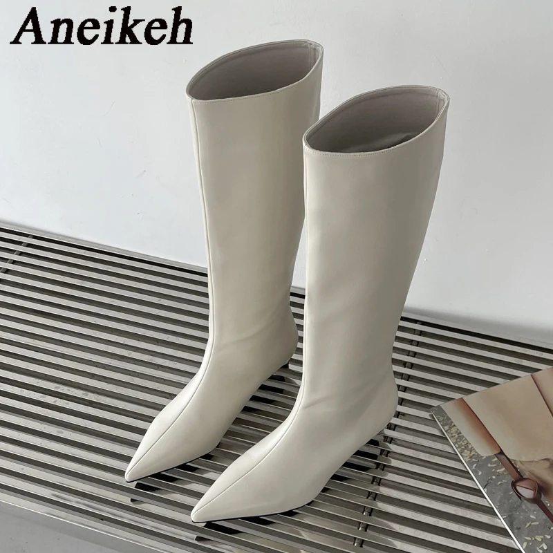 Aneikeh 2027 Modne, seksowne,  – Women'S Fashion Knee High Boots recenzja i cena