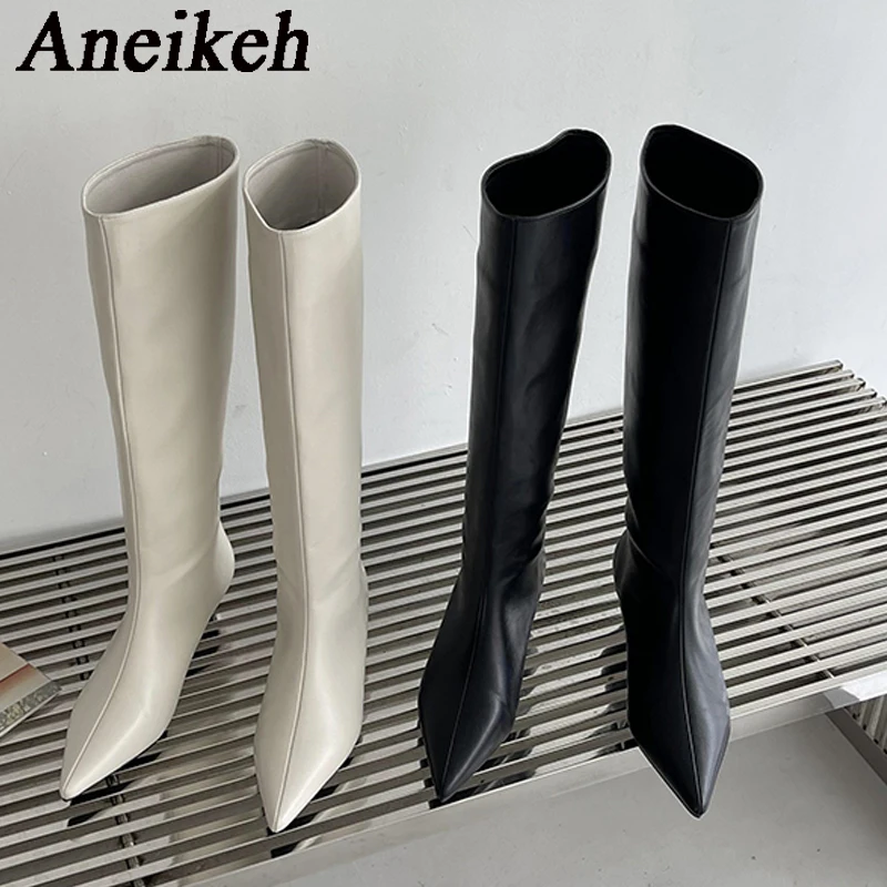 Aneikeh 2027 Modne, seksowne,  – Women'S Fashion Knee High Boots recenzja i cena