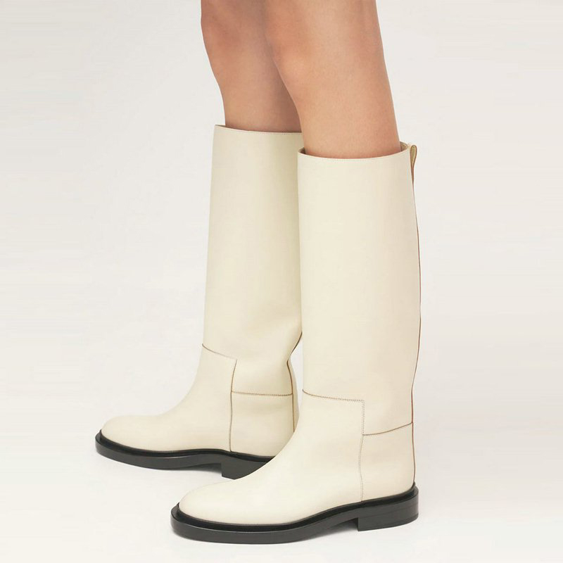 Meotina Women Genuine Leather  – Women'S Fashion Knee High Boots recenzja i cena